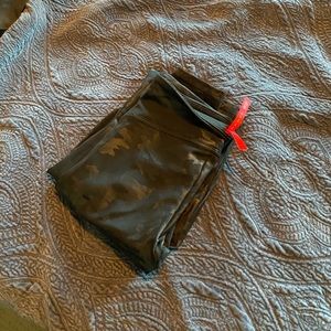 Leather look camo Spanx